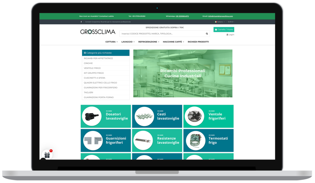 Innovazione Digitale - Ricambi GrossClima Desktop